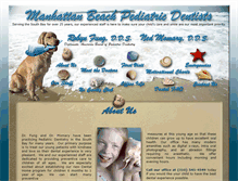 Tablet Screenshot of manhattanbeachpediatricdentists.com